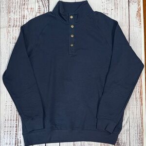 Goodfellow & Co Blue Textured Sweatshirt Medium NWT
